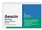 Aescin 20mg, 30 tabletek, import równoległy